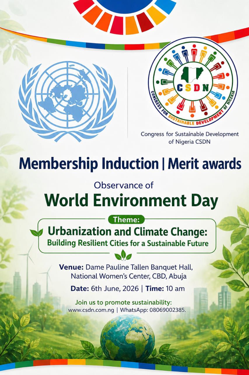 CONGRESS FOR SUSTAINABLE DEVELOPMENT OF NIGERIA (CSDN)
